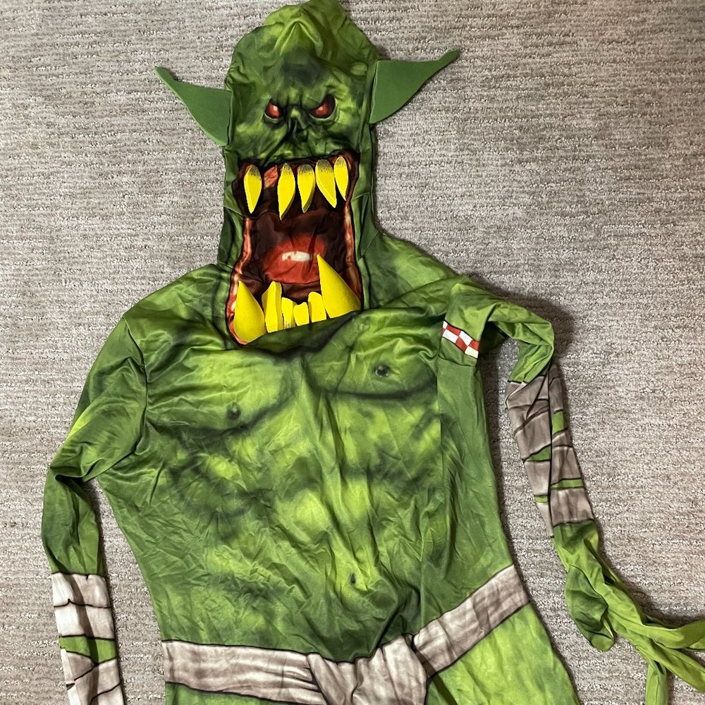 Morphsuits Green Orc Jaw Dropper Halloween Costume